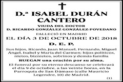 Isabel Durán Cantero